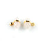 Natural stone short hexagonal pendant Blanco Crystal