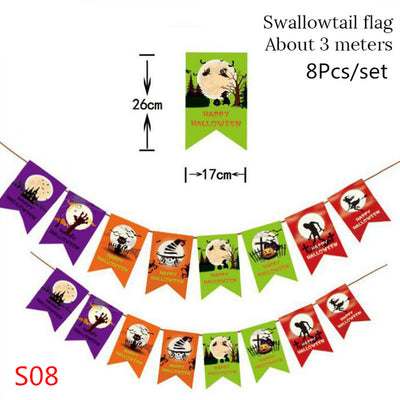 Guirnalda de Banderines con Diseños de Halloween — 3 m - Image 7