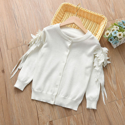 Cardigan con botones de pluma - Suéter elegante y versátil - Image 8