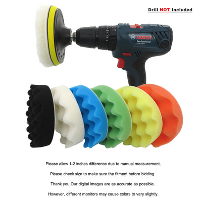 Kit de 7 Esponjas Pulidas de 3 Pulgadas para Auto - Image 13