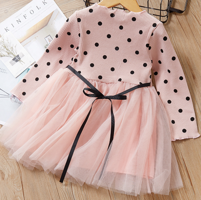 Vestido de Malla Manga Larga para Niñas - Colección Otoño - Image 15