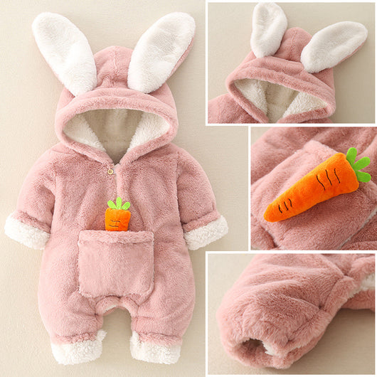 Mameluco de Invierno Cálido y Adorable para Bebé - Image 4