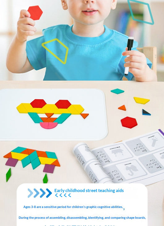 Puzzle Tangram Educativo para Niños - Bloques de Construcción Lógica - Image 24