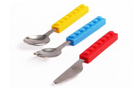 Set de Cubiertos Portátil para Niños - 3 Piezas en Silicona y Acero Inoxidable - Image 2