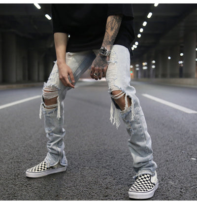 Jeans con Rotos Grandes - Estilo Urbano Desenfadado - Image 8