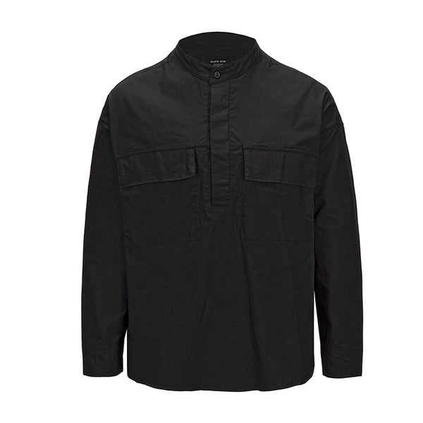 Camisa de Trabajo con Cuello de Banda