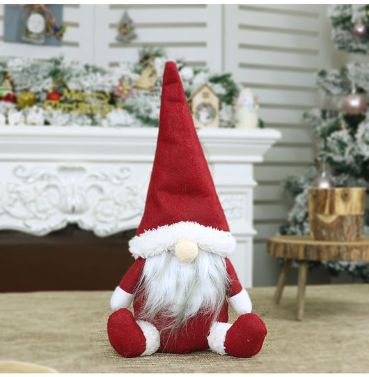 Muñeco Navideño sin Rostro para Decoración de Ventana - Image 14