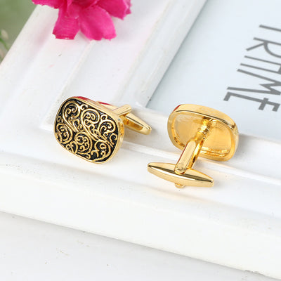 Botones de Joyería Francesa para Hombre con Patrón Romano - Image 3