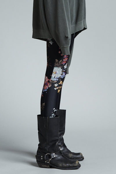 Leggings Falda Estampado Mariposas Floral Retro - Image 2