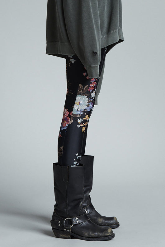 Leggings Falda Estampado Mariposas Floral Retro - Image 2