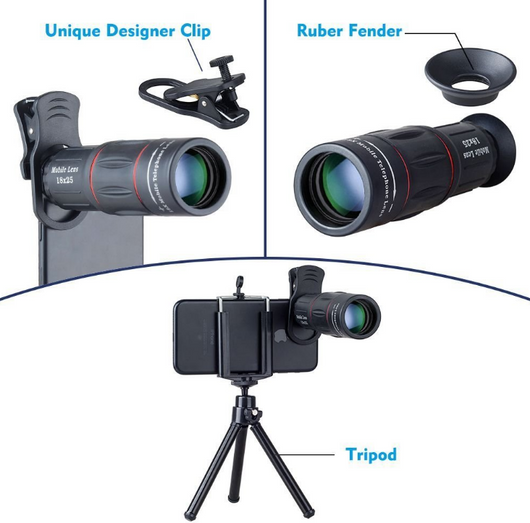 Lente Teleobjetivo 18x para Smartphone con Enfoque Inteligente - Image 6