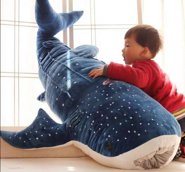 Almohada Infantil Ballena Azul de Peluche