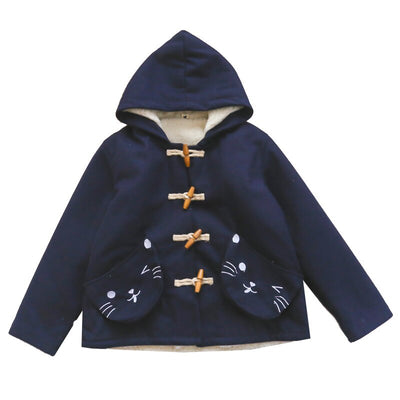 Chaqueta de Algodón con Capucha y Bordados - Image 5