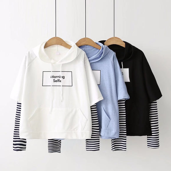 Sudadera con Capucha Reversible Doble