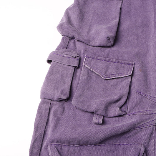 Pantalón Cargo Recto de Cintura Alta para Mujer - Image 19