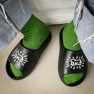 Sandalias Graffiti Plataforma para Hombre - Comodidad y Estilo - Image 3