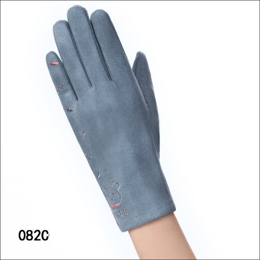 Guantes de Invierno Táctiles Impermeables de Ante - Image 6