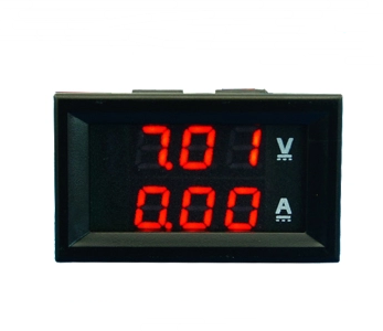 Medidor Digital Dual DC 0-100V/10A con Pantalla LED de Voltaje y Corriente - Image 2