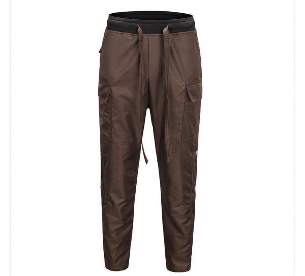 Pantalones Cargo Funcionales de Nylon - Estilo Casual Versátil