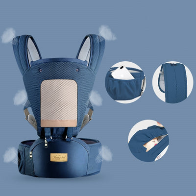 Cargador de Bebé Frontal con Asiento Lumbar Ergonómico - Image 12