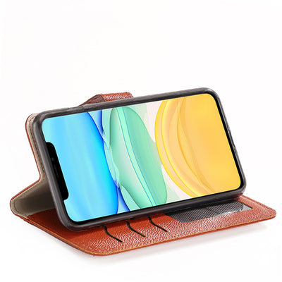 Funda Flip de Cuero Compatible con Apple - Image 3