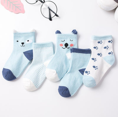 Calcetines Infantiles de Algodón 100% Estilo Coreano - Comodidad Total para Bebés - Image 10
