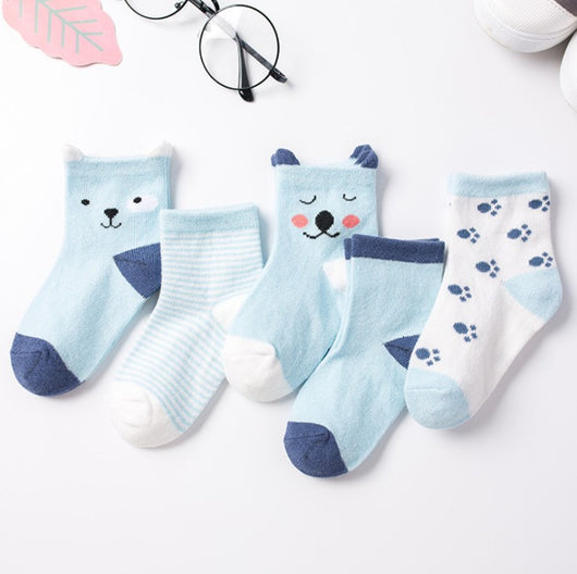 Calcetines Infantiles de Algodón 100% Estilo Coreano - Comodidad Total para Bebés - Image 10