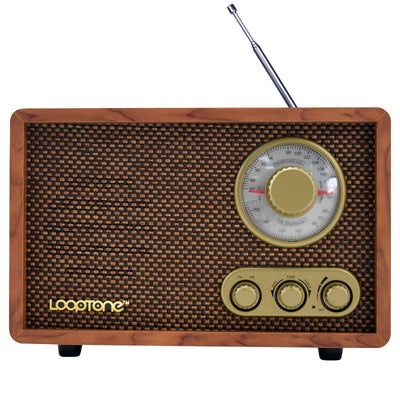 Radio Bluetooth Retro de Madera con Diseño Vintage - Image 4