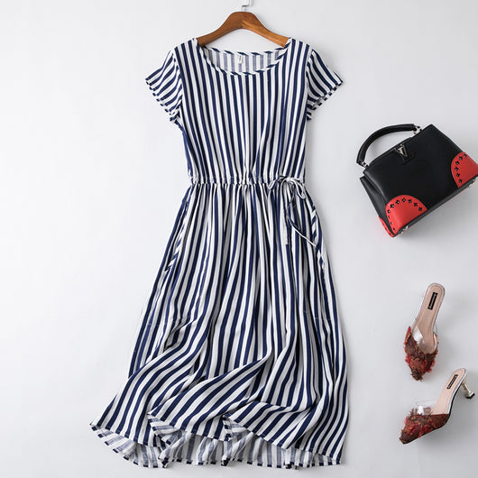 Vestido de Algodón y Seda - Image 17