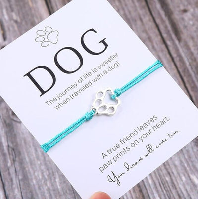 Pulsera de Amistad con Patita de Perro - Regalo para Amantes de Mascotas - Image 3