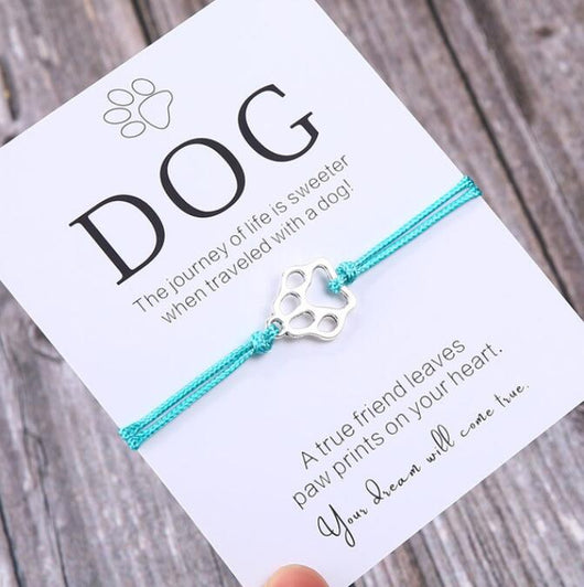 Pulsera de Amistad con Patita de Perro - Regalo para Amantes de Mascotas - Image 3