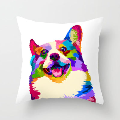 Funda de Almohada Cuadrada con Animales Estilo Nórdico - Image 12