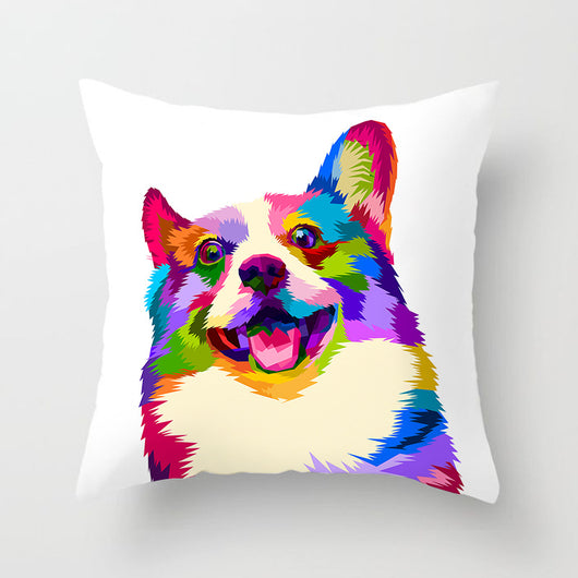 Funda de Almohada Cuadrada con Animales Estilo Nórdico - Image 12