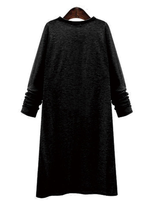 Cardigan Trench Largo de Punto para Mujer - Image 7