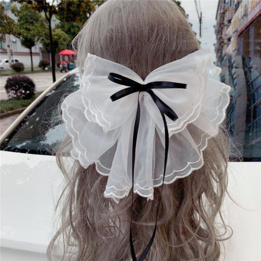 Pasador Lolita Japonés con Lazo - Clip para Cola de Caballo Elegante - Image 26