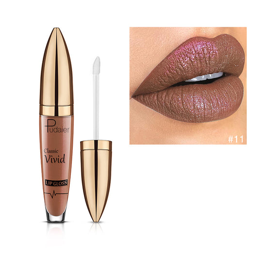 Brillo Labial Diamante Pudaiier Efecto Perlado Mate - Image 3