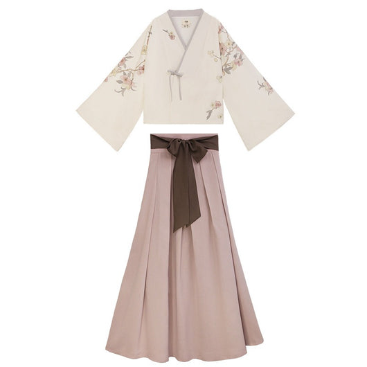Vestido Hanfu Femenino Primavera Otoño - Estilo Hada Elegante Antiguo - Image 7