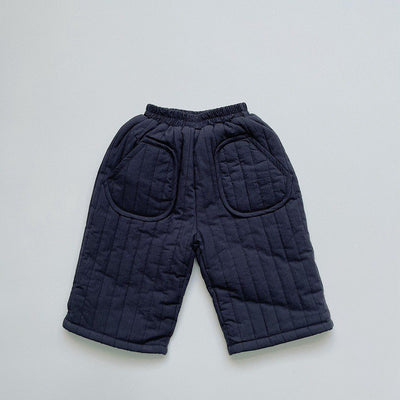 Pantalones de Terciopelo Acolchados para Niños - Corte Recto Clásico - Image 5