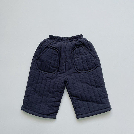 Pantalones de Terciopelo Acolchados para Niños - Corte Recto Clásico - Image 5