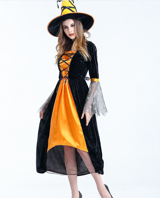 Disfraz de Bruja Hechicera para Halloween - Traje Mágico de Cosplay - Image 5