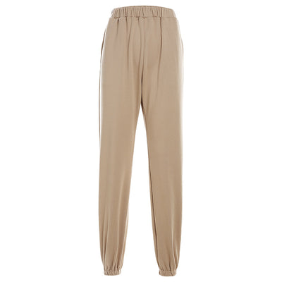 Pantalones Harem Casuales Reductores de Color Liso - Image 3
