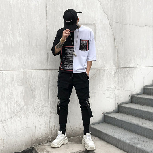 Pantalones Casuales Harlan Wei con Detalles de Cinta - Image 12