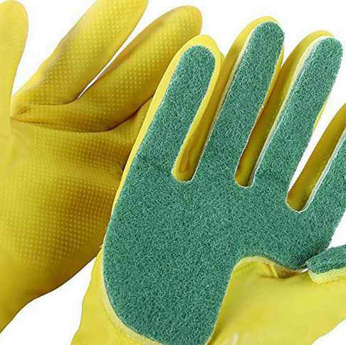 Guantes de Limpieza Creativa para el Hogar con Dedos de Esponja - Image 2