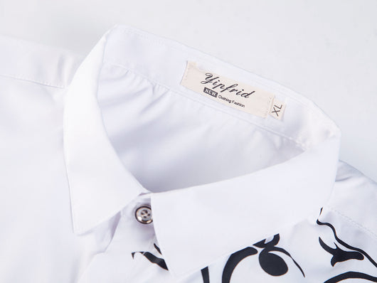 Camisa Slim Fit Coreana de Manga Larga para Hombre - Image 4