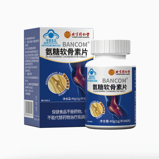 Tabletas de Glucosamina, Condroitina y Carbonato de Calcio para Adultos Mayores