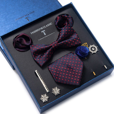 Conjunto de 8 Piezas de Corbatas para Traje Formal de Hombre - Image 55