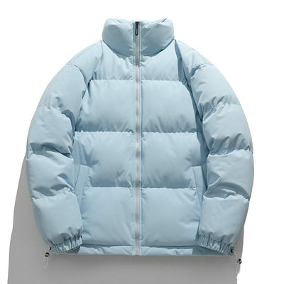 Chaqueta Acolchada de Plumas para Hombre con Cuello Alto - Image 3