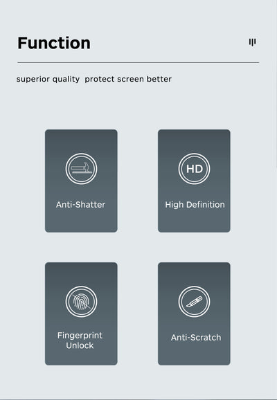 Protector de Pantalla Templado con Desbloqueo por Huella Dactilar - Image 17