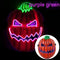 Purple, Green, Red Pumpkin Head