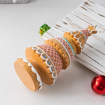 Árbol de Navidad de Jengibre - Decoración de Escritorio para Sala de Estar - Image 7